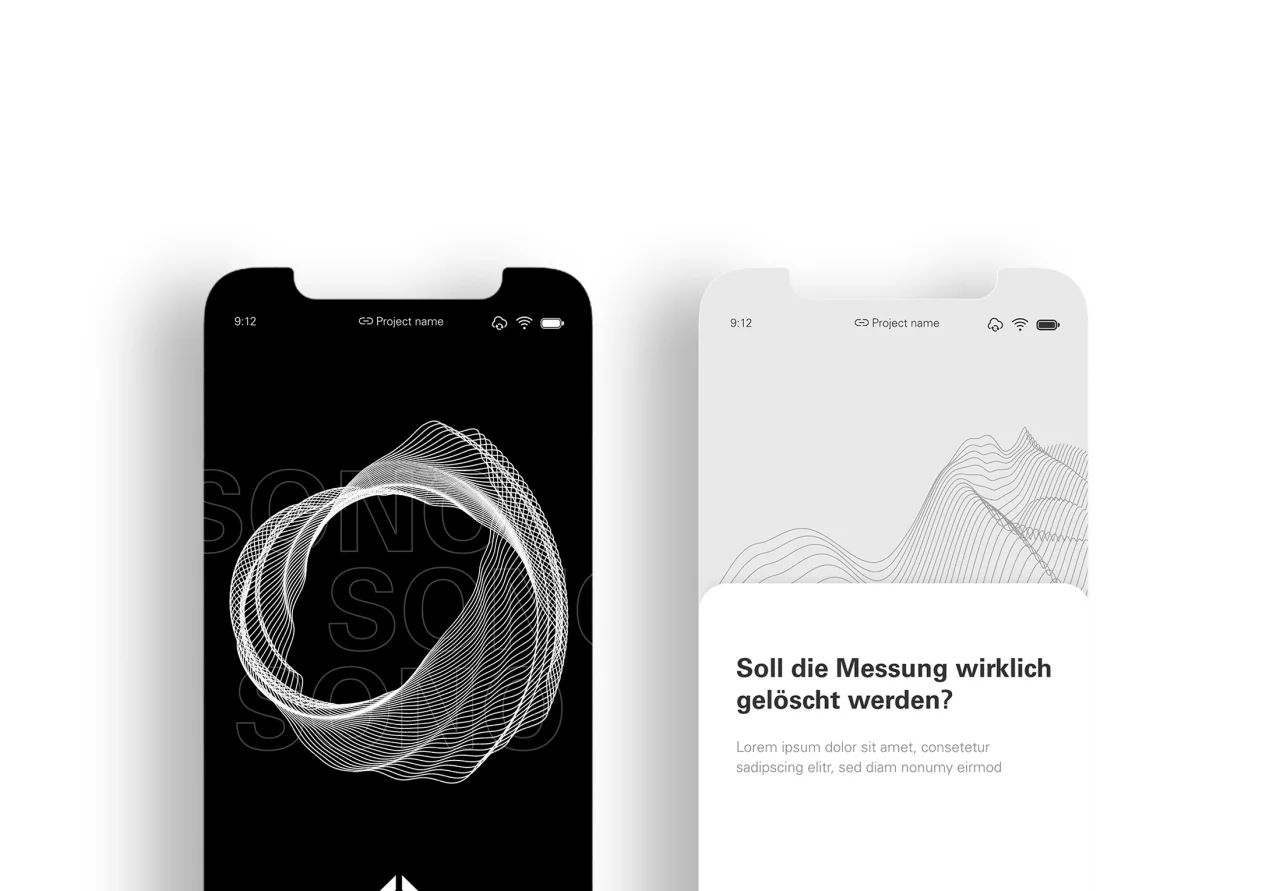 Mobile design mockup for VemaVenturi.